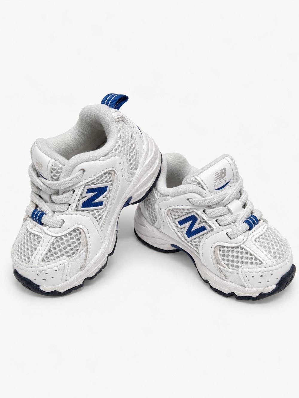 [KID] New Balance 574 Kids Toddler Sneakers White Blue Size 2